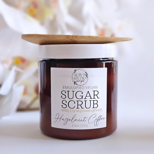 Hazelnut Coffee | Emulsified Vegan Sugar Scrub