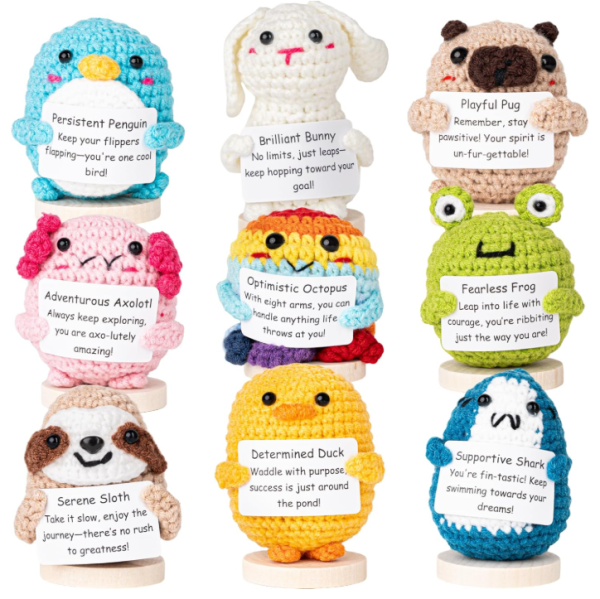 Baby Crochet Positivity Animals
